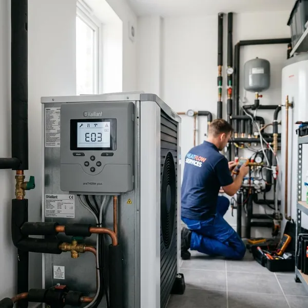Wat betekent een E03 storing bij een warmtepomp?