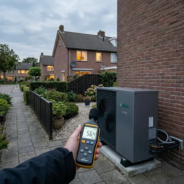 Welke geluidsregels gelden voor een warmtepomp?