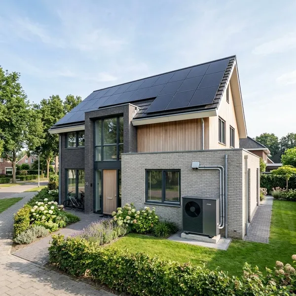 hybride warmtepomp in combinatie met zonnepanelen