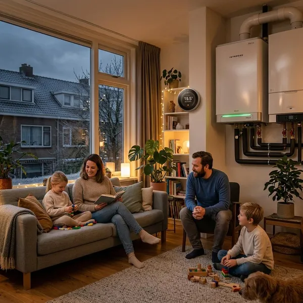 Hoe een hybride warmtepomp in de winter werkt