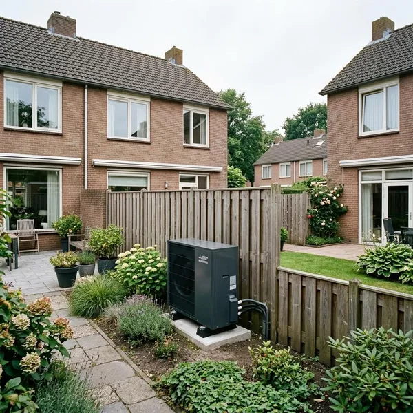 regels warmtepomp erfgrens