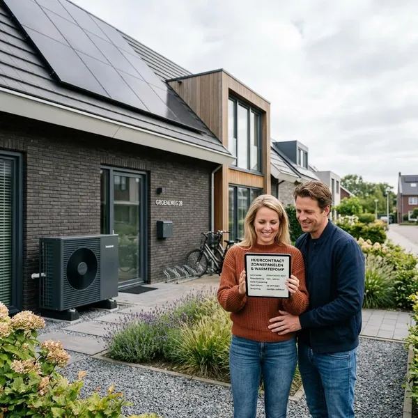 warmtepomp en zonnepanelen huren