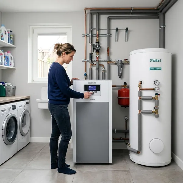 warmtepomp geen warm water