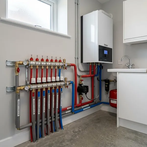 warmtepomp vloerverwarming verdeler