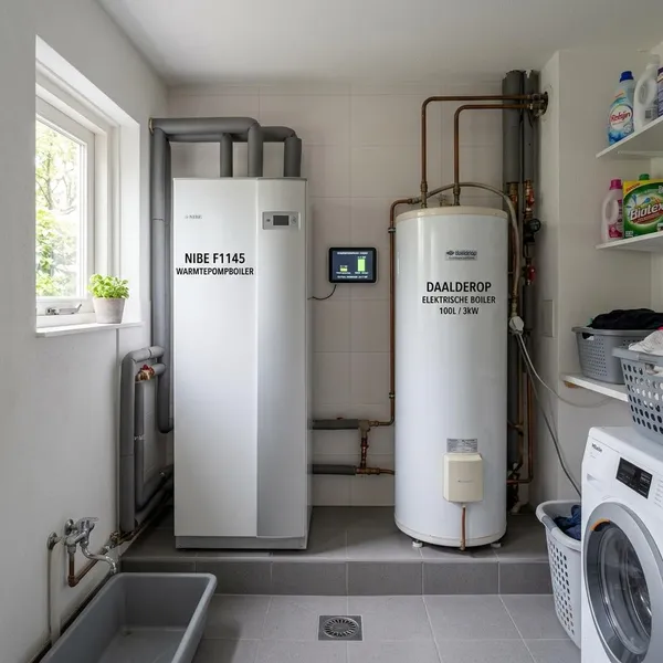 warmtepompboiler vs elektrische boiler